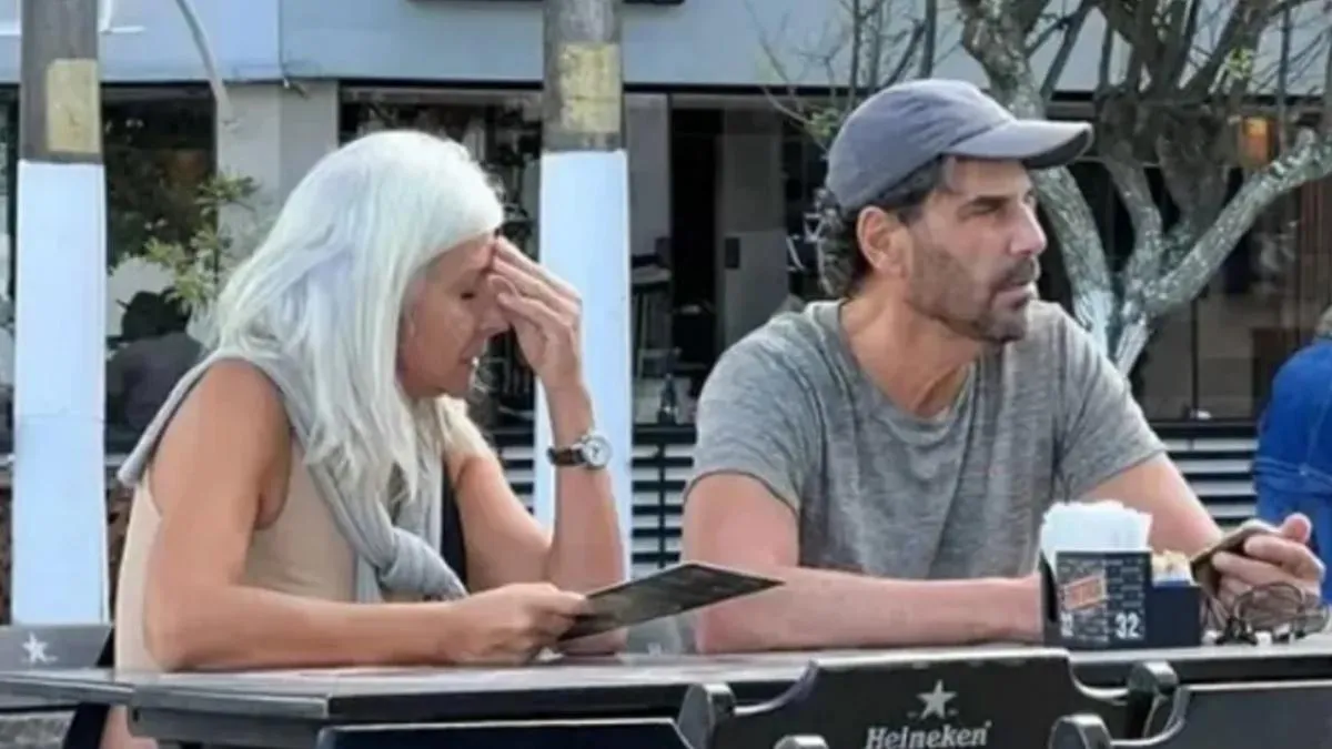 Juan Darthés reapareció en las calles de Brasil