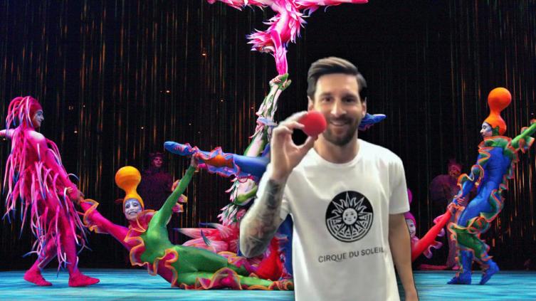 Messi debuta en el Cirque du Soleil