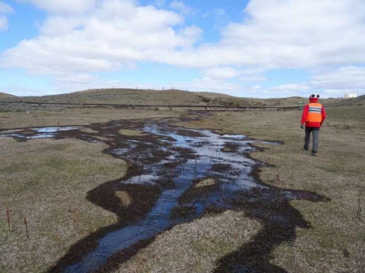 YPF derramó 720 mil litros de petróleo en Tierra del Fuego 