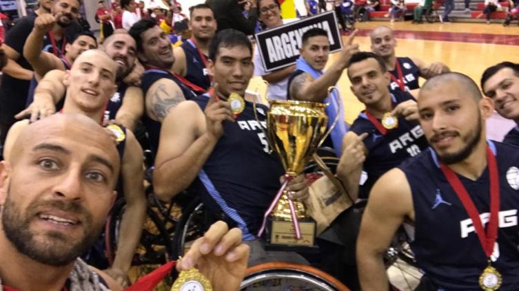 Argentina, campeón sudamericano de básquet adaptado