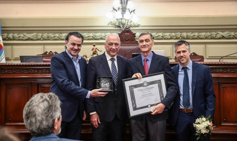 Galassi, Bonfatti, Binner y Busatto (de izquierda a derecha)