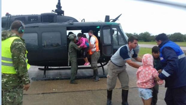 Desciende el número de evacuados en el norte de Santa Fe