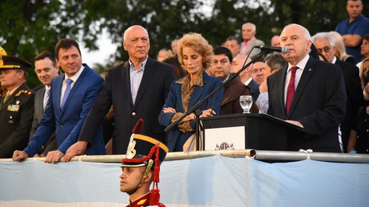 Lifschitz encabezó el acto por el Combate de San Lorenzo