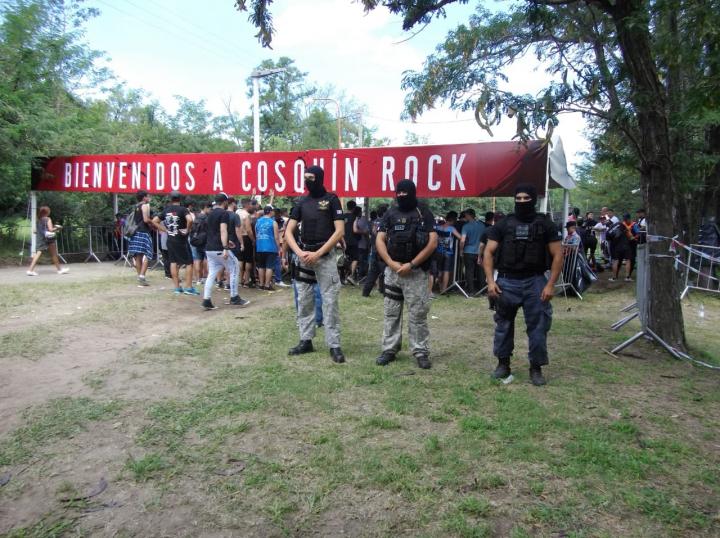 Cosquín Rock: 7 detenidos en operativos antidroga