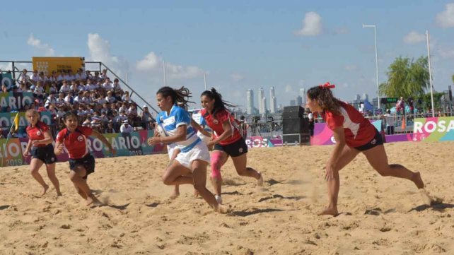 Oro argentino en los Suramericanos de Playa