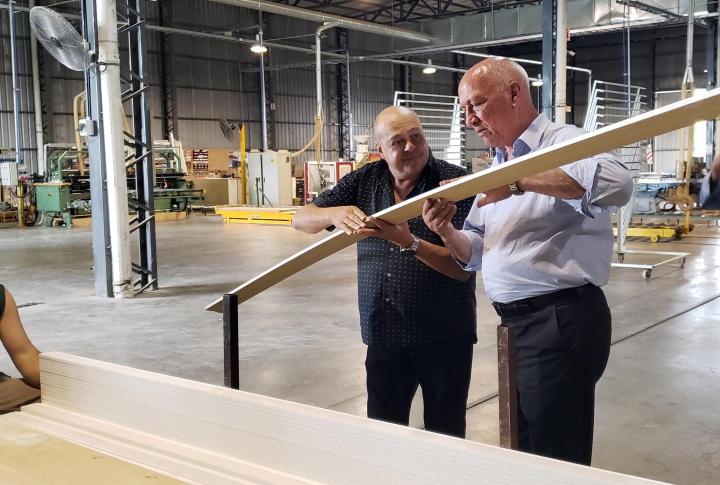 Bonfatti se comprometió a apoyar la producción y el trabajo