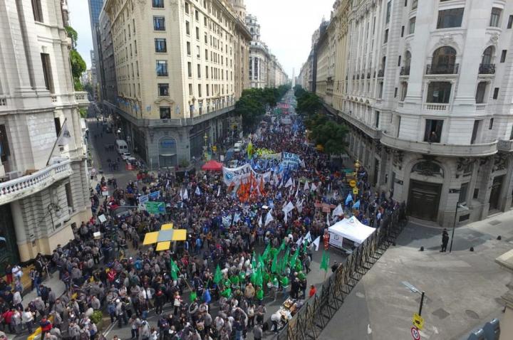 Pablo Moyano: “El paro fue contundente en todo el país” 