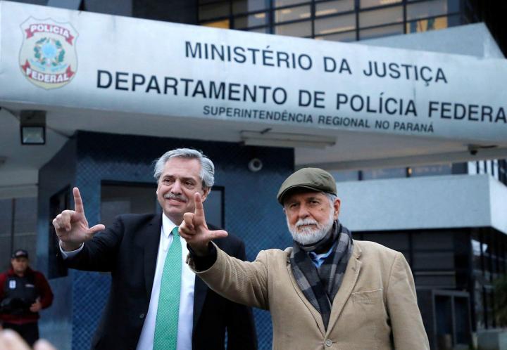 Alberto Fernández visitó a Lula en la cárcel