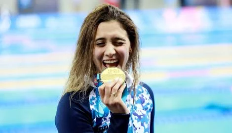 Virginia Bardach ganó el oro en mariposa