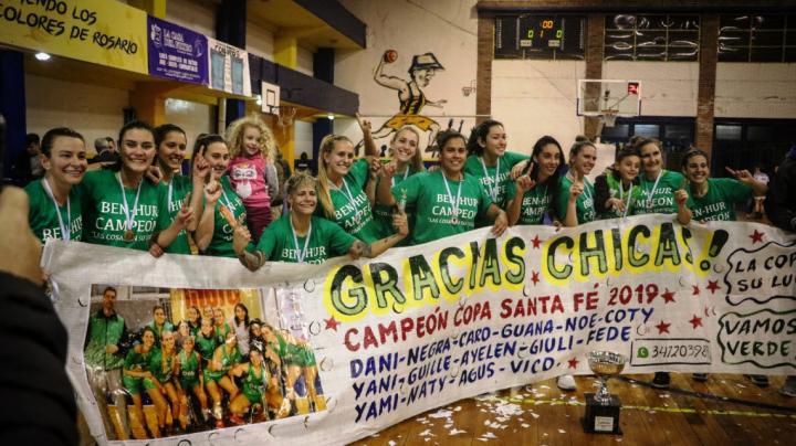 Ben Hur, campeón de básquet femenino