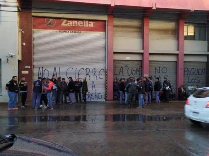 Zanella despidió a todos los trabajadores 