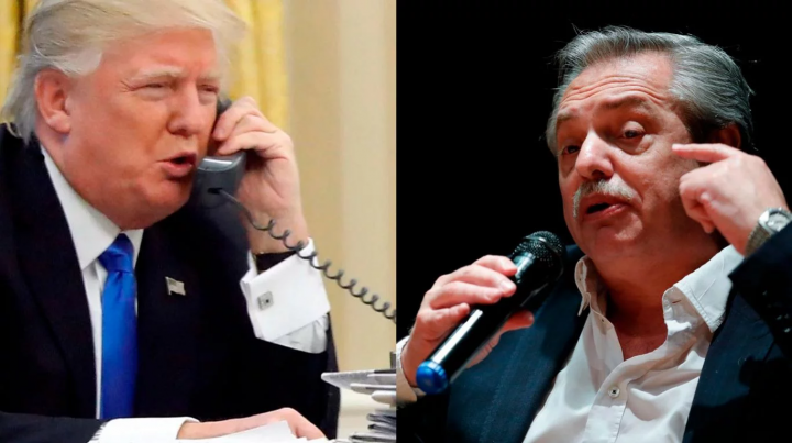 Trump llamó a Fernández para felicitarlo por el triunfo