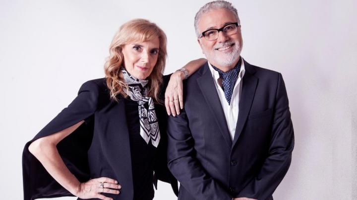 Bernarda Llorente y Claudio Villarruel.