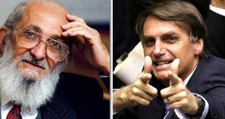 Bolsonaro llamó “energúmeno” a Paulo Freyre 