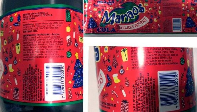 Retiran del mercado lotes de gaseosa Manaos