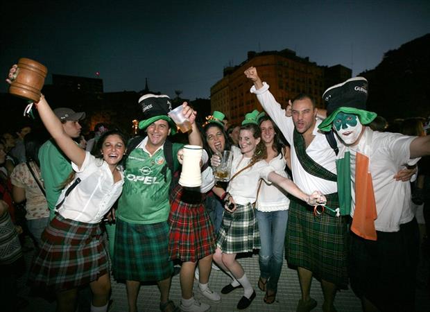 Gran festejo verde en la Estación Belgrano