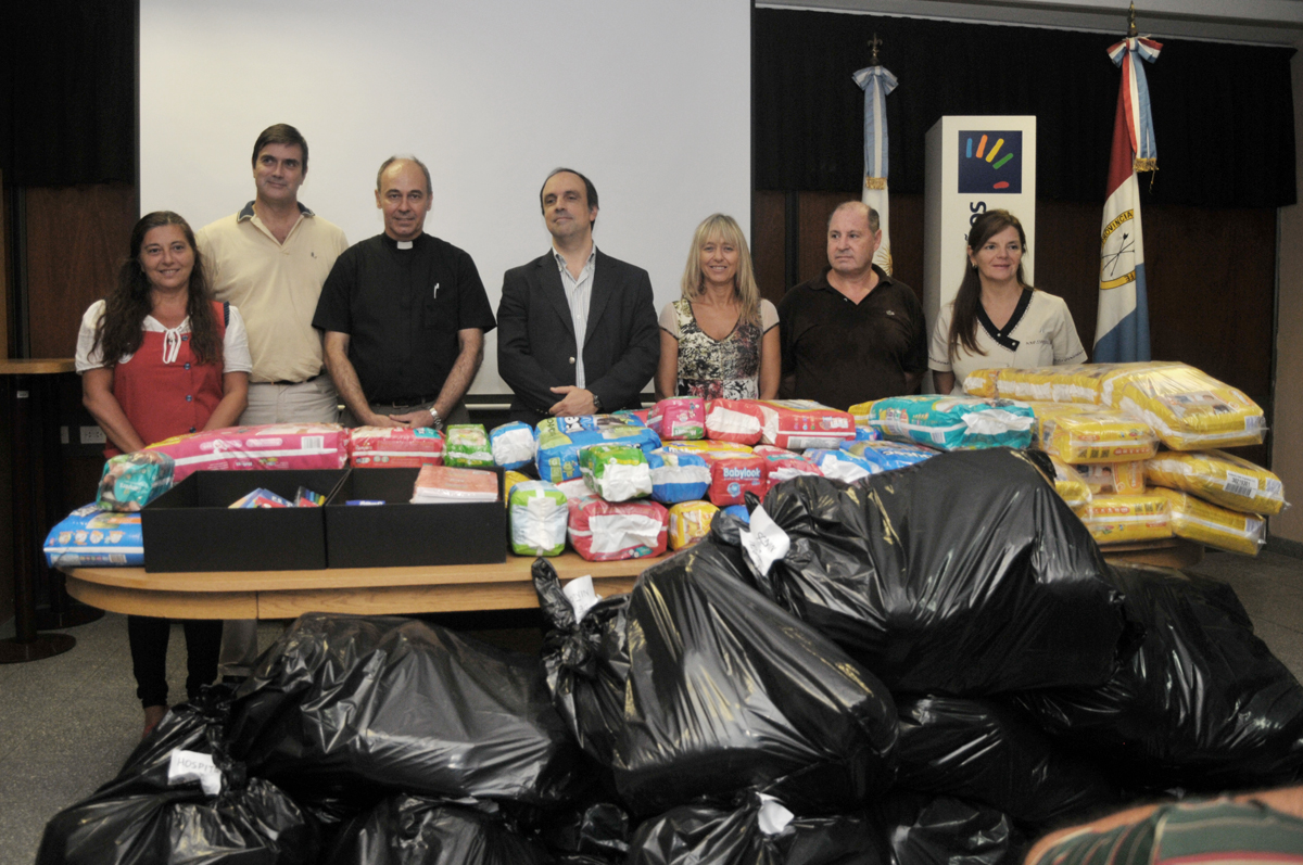 La solidaridad de la gente llegó al Alassia