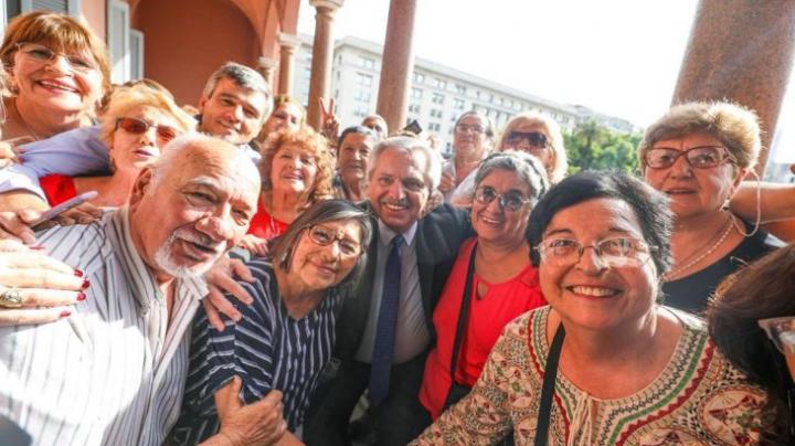 Fernández anunció más medidas para los jubilados
