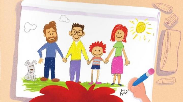 Una niña tiene ahora una mamá y dos papás