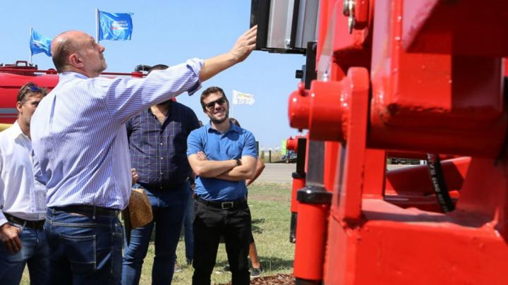 Perotti: “Expoagro es un lugar de trabajo, venta y vinculación para Santa Fe”