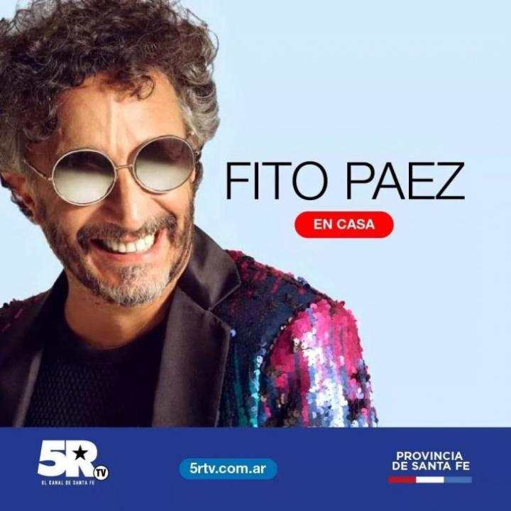 Fito Páez dará un concierto desde su casa