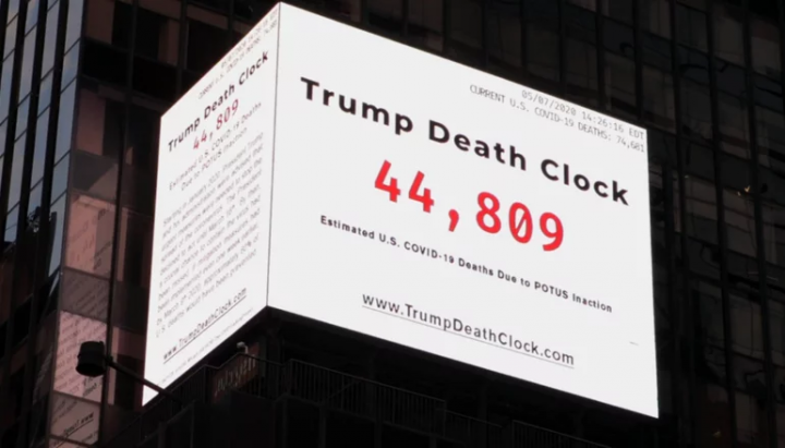 Nueva York: instalan el contador de muertes 