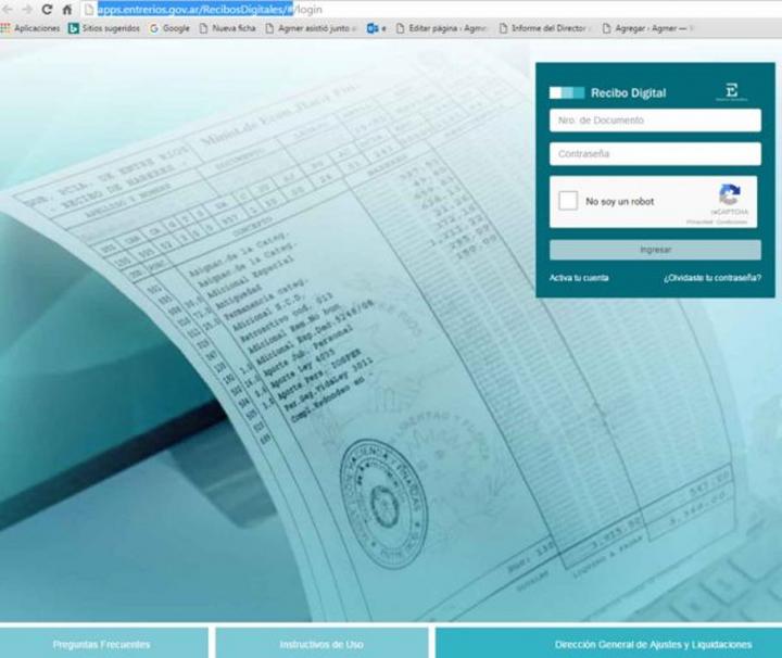 Recibo de sueldos digital para trabajadores municipales