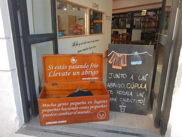 Solidaria propuesta de un bar santafesino