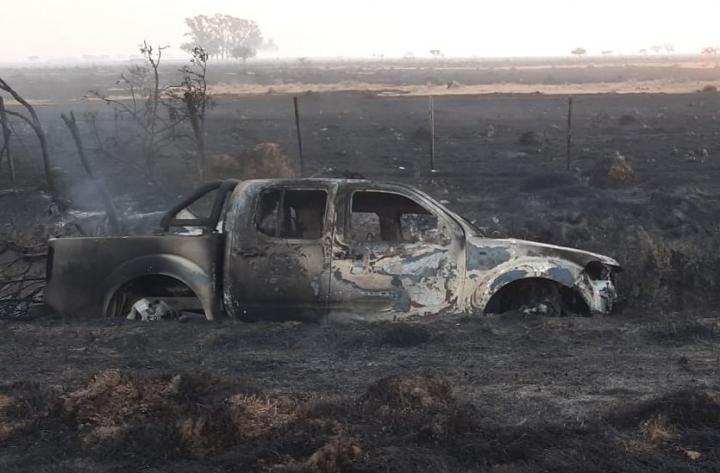 Incendio arrasó cientos de hectáreas en Santa Fe