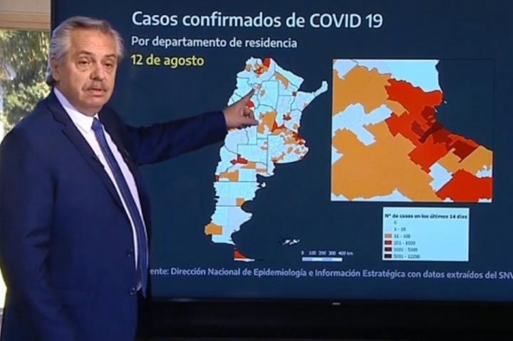 Fernández: “El covid se ha diseminado en todo el país” 