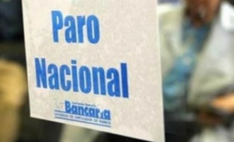 Los bancarios decretaron un paro nacional