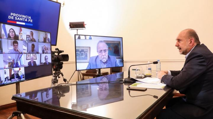 Perotti reunió a la Bolsa de Comercio de Rosario