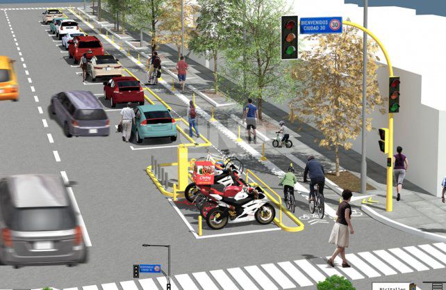 Una ciclovía separa a Jatón de los vecinos