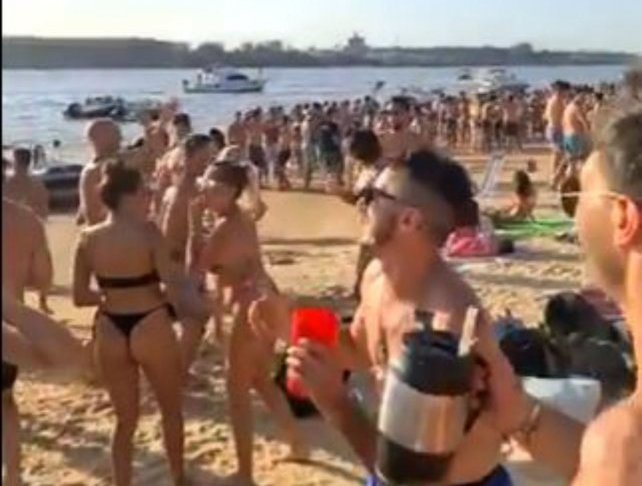 Fiesta y descontrol en las islas frente a Rosario