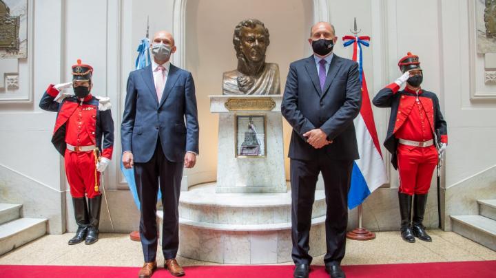 Perotti recibió al embajador de los Países Bajos