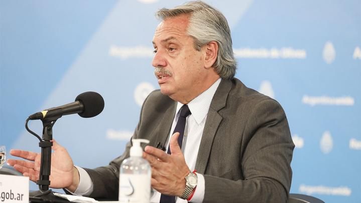 Alberto anunció un aumento para los jubilados