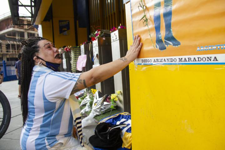Argentina despide a Diego en las calles