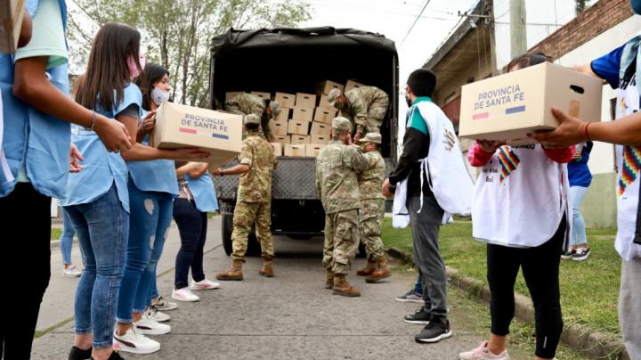 150 mil familias reciben alimentos de la provincia