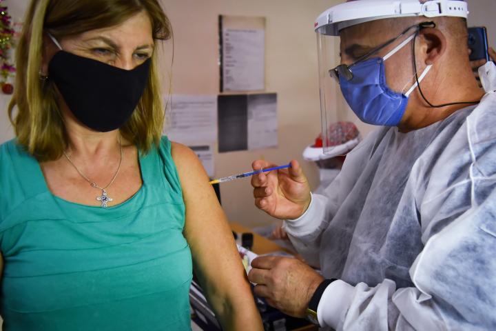 Santa Fe realizó un simulacro de vacunación contra la covid