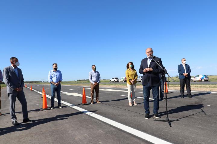 Perotti inauguró otro tramo de la Autopista de la Ruta 34