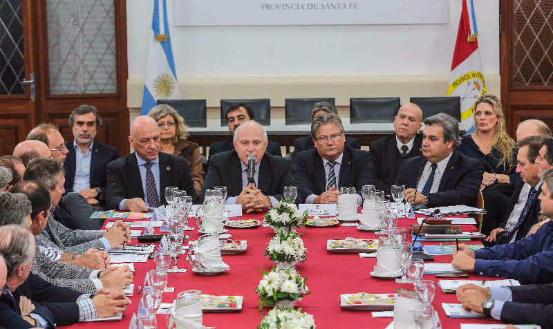 Bonfatti en la reunión del Consejo Económico y Social