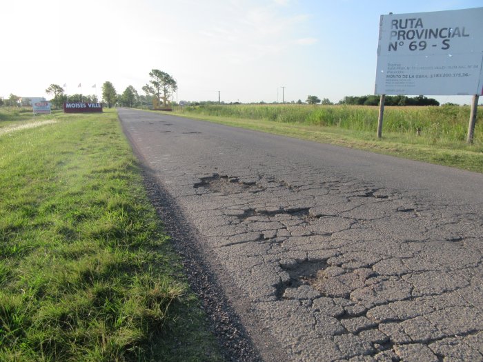 Fuerzas vivas reclaman por la ruta Moisés Ville-Virginia