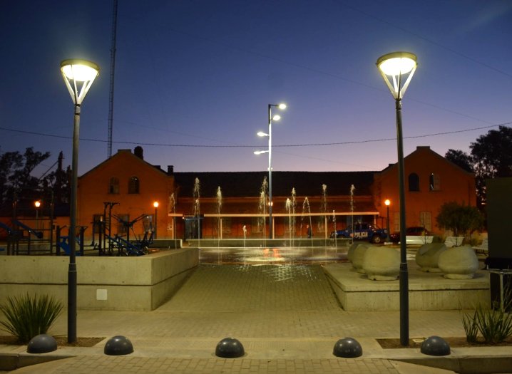 Inauguraron en Sunchales la Plazoleta René Favaloro