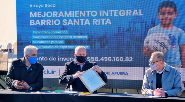 El Plan Incluir llegó a Arroyo Seco: $ 74 millones en obras