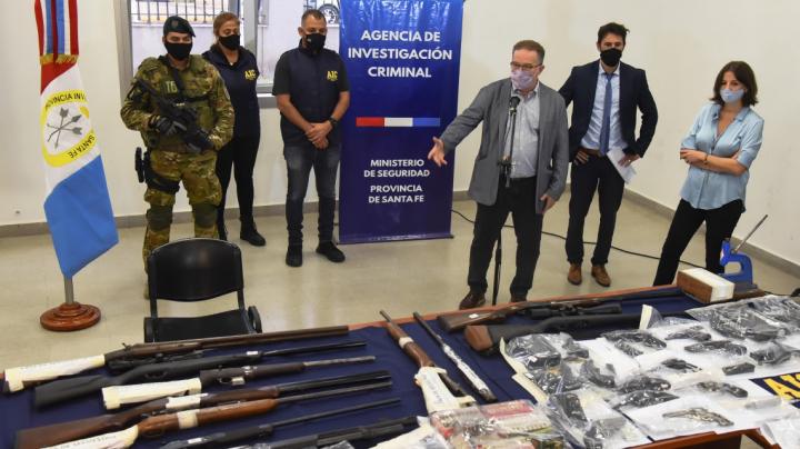 Santa Fe: secuestro récord de armas de fuego