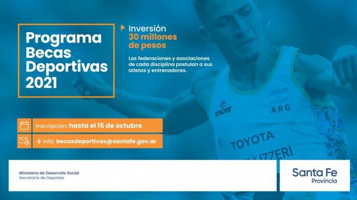 Inscriben a las Becas Deportivas de Santa Fe