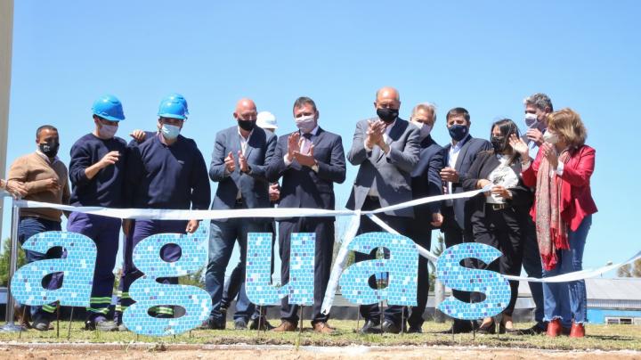 Perotti inauguró el Acueducto San Lorenzo