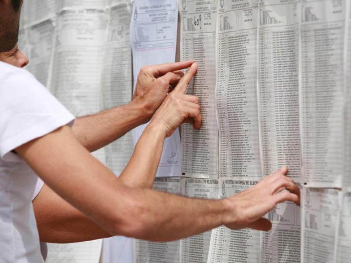 Dónde voto: consultá el padrón electoral 