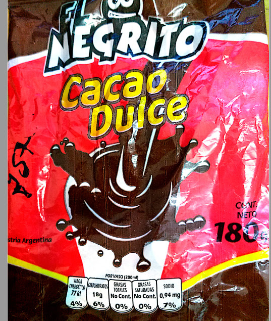 Prohíben el cacao dulce marca “El Negrito”