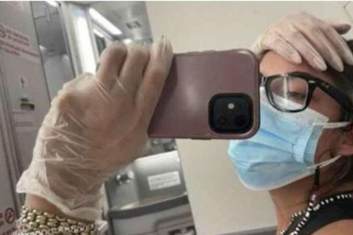 Dio positivo de covid en pleno vuelo